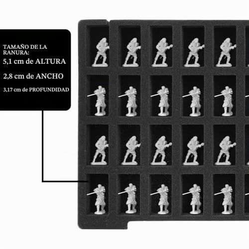 Maletín de almacenamiento en miniatura ideal para transportar tus figuras a partidas de D&D 5