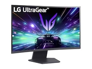 LG UltraGear 27GS60QC Monitor Gaming 27" Curvo QHD (2560x1440), 180Hz, 1ms, AMD FreeSync Premium, HDR 10, HDMI 2.0, DisplayPort 1.4, AUX, Flicker Safe, Nero