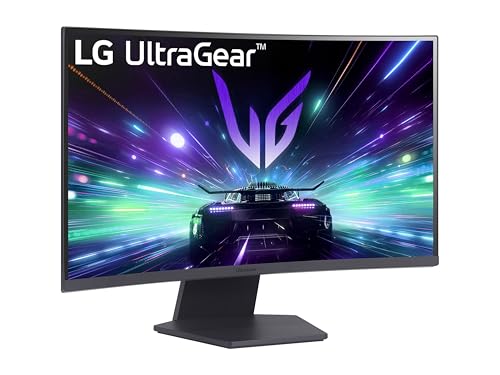 Image of LG 27GS60QC-B Ultragear Monitor, 27 Inch QHD, 2560 x 1440, VA Panel, 16:9, HDMI, 1ms, 180Hz, FreeSync, Universal Connectivity, Color Purple Gray