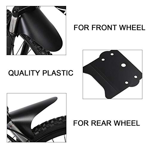 Conjunto de guarda-lamas de bicicleta durável conjunto de pára-lamas de roda de bicicleta de plástic