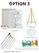 Essenburg Pre Drawn Canvas Paint Kit | Teen, Kids and Adult Sip and Paint Party | DIY Date Night Couple Activity| Canvas Boards for Painting| Birthday Party Beach Lady ((S 8x10 Canvas ONLY))