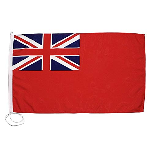 MZ RED ENSIGN QUALITY FLAG BRITISH RED PRINTED 1 YARD BOATING SAILING YACHT