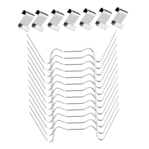 TOYANDONA Clips De Fixation Acier Inoxydable pour Serre w Et z pour Verre Résistant Corrosion Maintien Solide des Panneaux Pare-Vent Accessoires Polyvalents pour Vitrage De Jardin