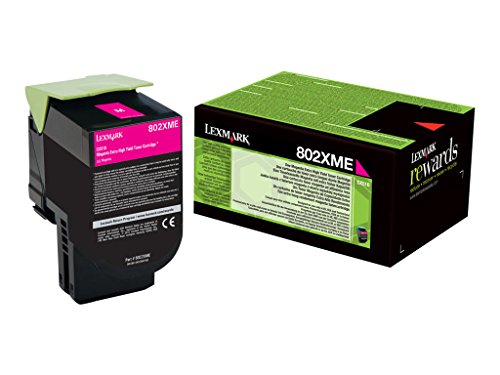 Lexmark 80C2XM0 Extra High Capacity Toner Cartridge, magenta