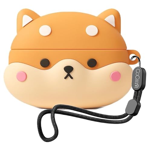 Image of Soft Silicone Case Cover Compatible for OnePlus Buds 4 (Shiba, Lanyard)