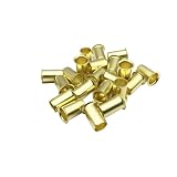 10 STÜCKE 4mm 6mm 8mm 10mm 12mm 14mm 16mm 18mm Messing-Ölrohrbuchse Kern Fit Nylonrohr for Kompressionshülsen-Rohrverschraubung(PT 12x10mm)