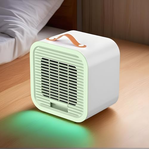 Ventilateur de climatiseur personnel anti forte chaleur rechargeable 3 vitesses - 8
