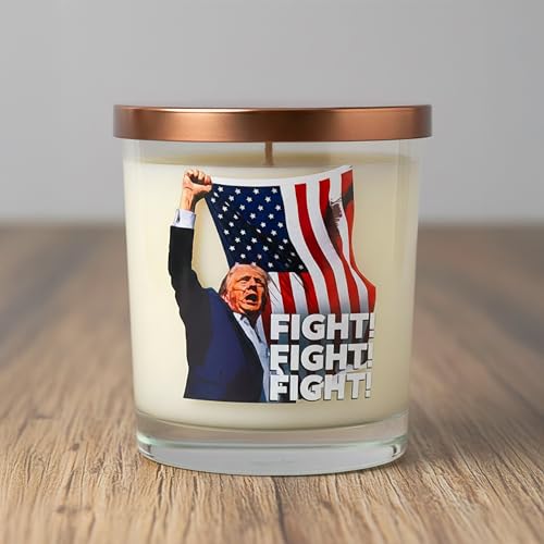 Fight! Fight! Fight! Patriotic Trump Candle