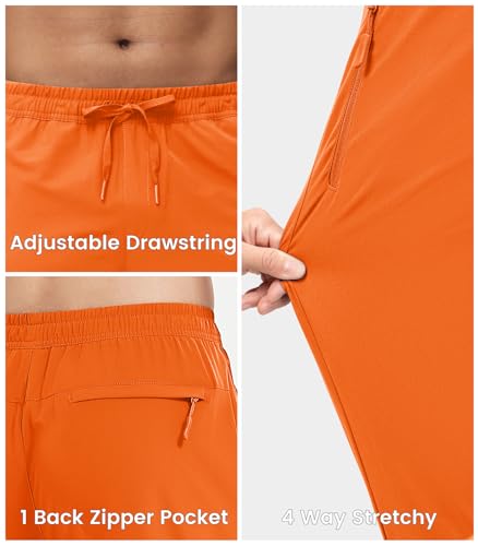 MAGNIVIT Men's Joggers with Zipper Pockets Lightweight Athletic Sweatpants Water Repellent Track Pants for Men Workout4