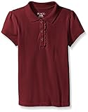 The Children's Place Girls' Short Sleeve Ruffle Polo Shirt
