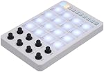 MIDI Controller, 25 Key USB MIDI Keyboard Controller with 16 RGB Backlit Beat Pads,8 Assignable Knobs,Note Repetition,25 Mini Key Beat Maker Machine for OS X,for IOS,for Android