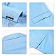 Allthemen Anzug Herren Slim Fit 3 Teilig Anzüge Modern Herrenanzug 3-Teilig Sakko Hose Weste Business Hochzeit Hellblau XL