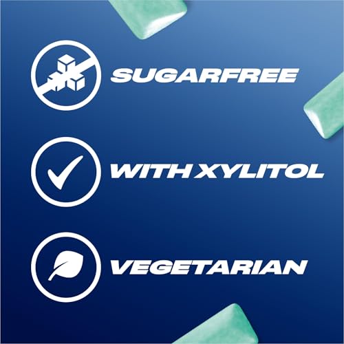 Airwaves Menthol & Eucalyptus Chewing Gum Sugar Free Multipack, 5 x 10 Pieces