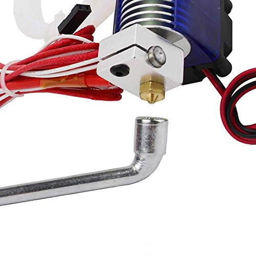 HAWKUNG 41 Stück 3D Drucker Werkzeug Kit, 10 Düse + 3 Heizung Block + 3 Throat Tube + 3 V6 Silikon Sock + 10 Reinigungsnadeln + Sonstiges Zubehör Kompatibel mit V6 3D Drucker 1.75mm Extruder Hotend - Image 4