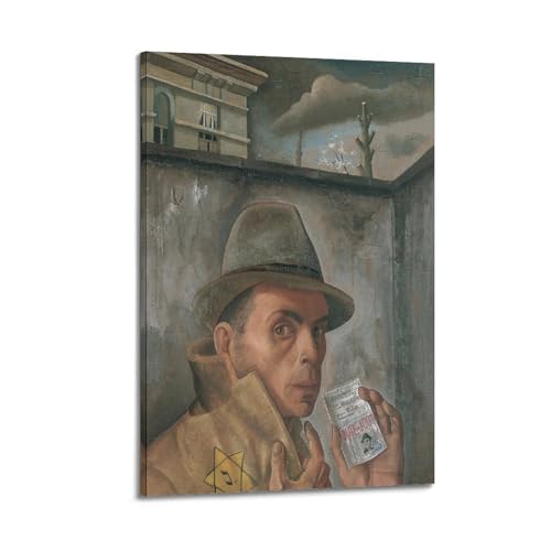 Felix Nussbaum autoportrait décoration murale bureau et séjour élégant