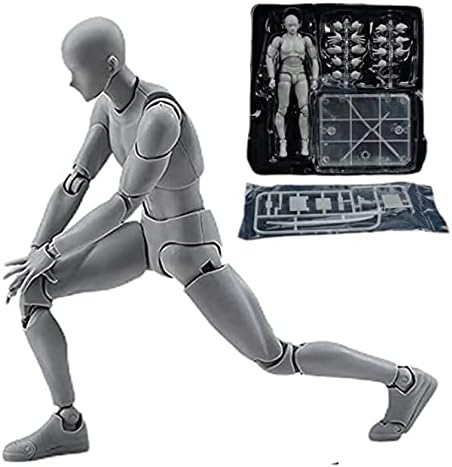 Amazon Pvcモデル 人形 素体 男性お絵かきマネキンフィギュアモデル モデルデッサン モデル人形 画材練習用 グレー モデル人形 手 通販