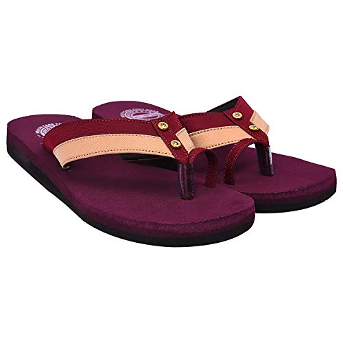 Image of DR PLUS Women's Healthcare, Diabetic and Orthopedic Light Weight MCR /MCP Slipper /Chappal /Flip-Flops