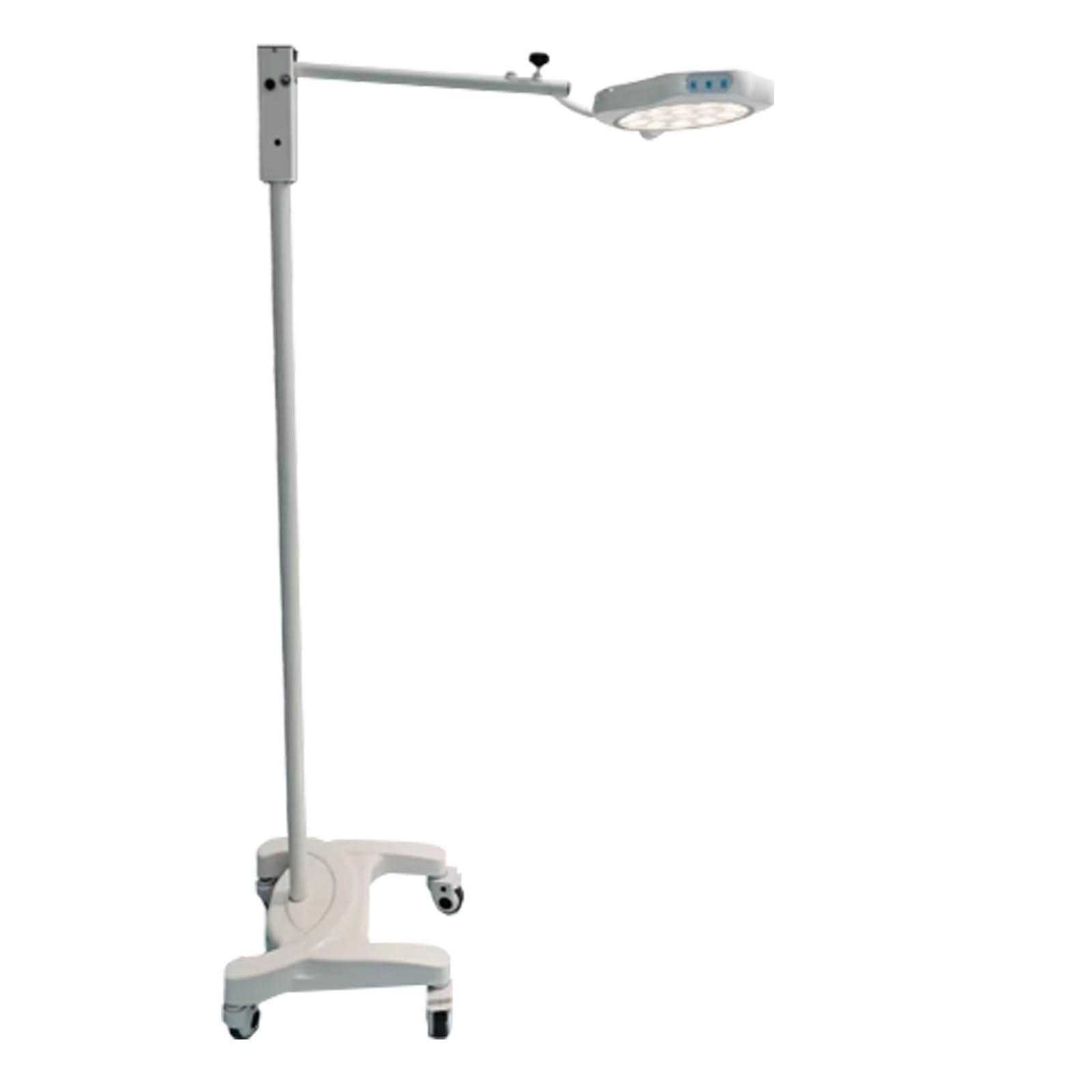 Lampa Obrotowa Podłogowa 360°, 19 Otworów, Stomatologiczna Lampa LED Do Badania Jamy Ustnej, Lampa Bezcieniowa LED Do Ginekologii, Ambulatoryjna, Stomatologiczna, Laryngologiczna, z Regulowanym Kątem