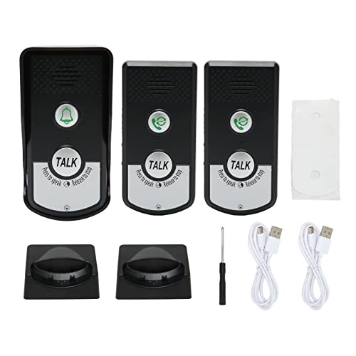 Campainha de intercomunicação sem fio, chip inteligente, forte penetração ao ar livre e campainha in