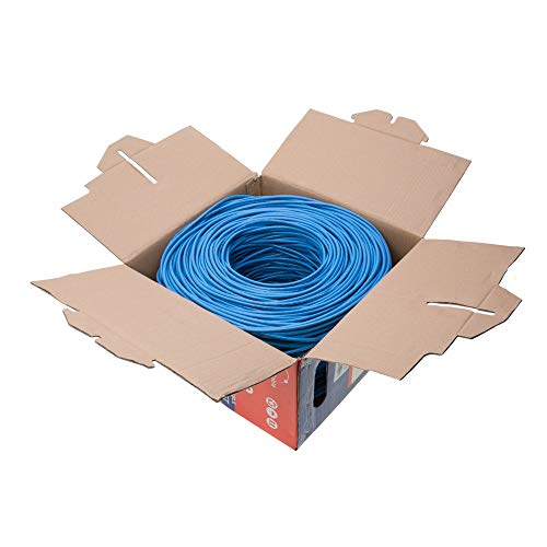 Cable Ethernet Satmaximum CAT6 UTP 1000 ft Azul miniatura 2