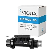 VIQUA 410982R-30 UV Flow Meter Replacement Sensor - Genuine OEM for Pro30 UVMAX Series Whole House UV Water Filter System Complete Kit with Harness for Water Flow Rate Monitoring