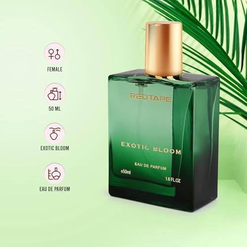 Image of Red Tape Exotic Bloom Eau De Parfum for Women 50ML | Long-Lasting Luxury Perfume | Fragrance Spray | Premium Scented Gift for Her