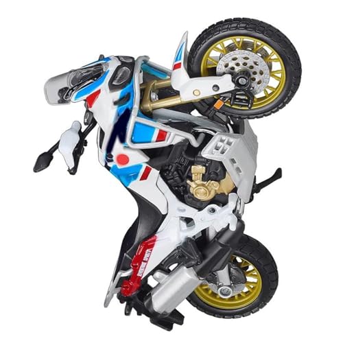 Moto en alliage 1:18 Africa Twin avec base de scène club