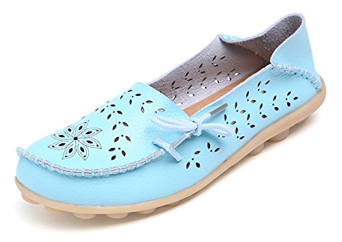 Image of VenusCelia Women's Breathable Comfort Walking Office Flat Loafer