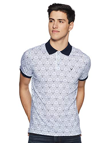 Buy Allen Solly Men's Printed Regular 