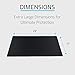 ZBRANDS Leather Desk Mat for Keyboard and Mouse 24