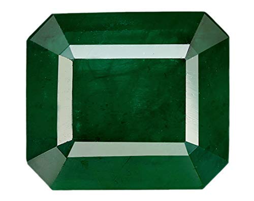 Émeraude verte Colombienne 3,50 carats Panna | Bague argent sterling homme femme taille Small