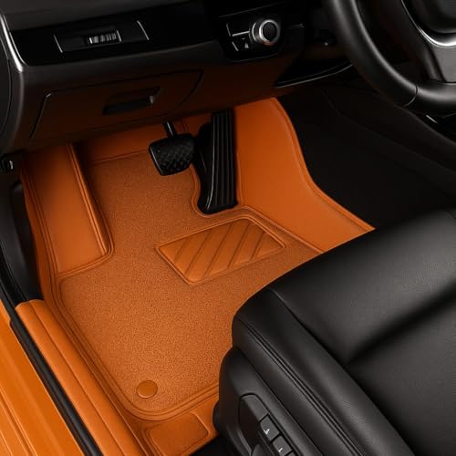 Image of 9D Car Floor Mat for Nissan Tekton 2026 | Tan | Waterproof | Anti-Slip | Luxury Premium Leather Car Mat | Full Coverage | All Weather | Custom Fitted Mats