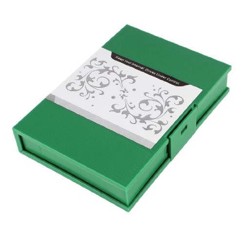 Caja externa plástica portátil para disco duro 3.5" verde miniatura 1