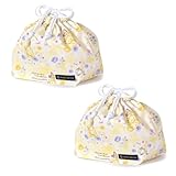 COLORFUL CANDY STYLE ディズニー 巾着 中 マチ有りお弁当袋(ネームタグ付き) Belle BEAUTY AND THE BEAST ベル プリンセス ベル 2枚セット おしゃれ 子供用 中 マチ有りお弁当袋 お弁当 巾着 お弁当袋 キッズ お弁当バッグ ランチ 巾着 ランチ袋 幼稚園 幼児 お弁当 袋 おしゃれ N3492302