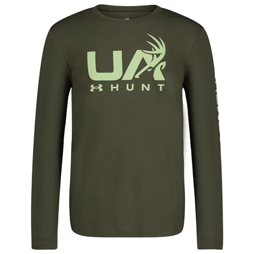 Image of Under Armour Boys' Long Sleeve Graphic T-Shirt, Lightweight & Breathable, Outdoor Collection