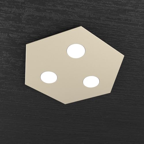 Plafonnier hexagonal pour salon chic TOP LIGHT LED métal moderne - 2