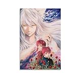 ZHNGYJNDE YuYu Hakusho Youko Kurama Clásico Anime Personajes Arte Impresión Imagen Moderna Decoración para Habitación Familiar 08 x 12 Pulgadas (20 x 30 cm)