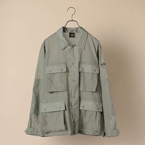Amazon シップス メンズ Ships Alpha ライト パッカブル Army ジャケット グレー Medium コート ジャケット 通販