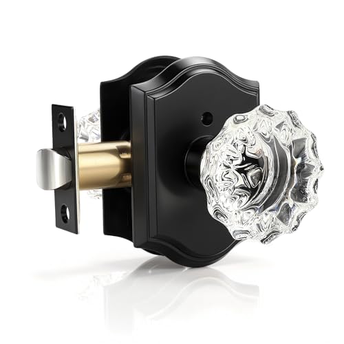 KNOBWELL Matte Black Glass Knob