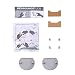 Produktbild KEUCO Klebe-Set Typ 1 für Toilettenpapier-halter mit Glas-Ablage und ausgewählte Dusch-Ablagen, Kleben statt bohren, Badezimmer oder Gäste-WC