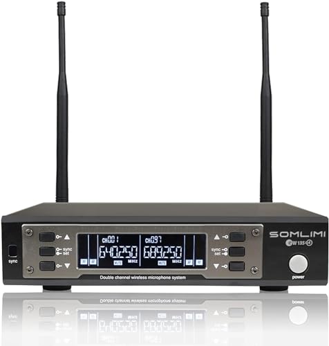 SOMLIMI original EW135G4 Sem Fio Microfone Profissional para Cantares Performances dePalco Karaoke C