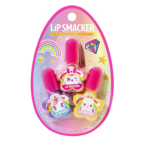 Lip Smacker Nail Polish, 3 Moisturizing, Smoothing Soft Shine, Hy...