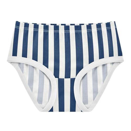 Blue White Stripe Toddler Girls's Underwear 2T 2300882