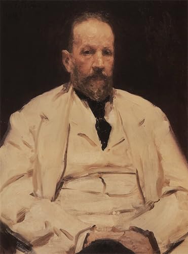 Impression sur toile portrait Sergueï Vitte par Repin pour décoration salon moderne