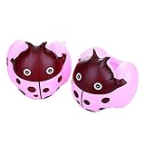 CULER Flotador para niños Piscina Brazalete niños Mariquitas Anillos inflables Verano Aprende Flotador de la Nadada