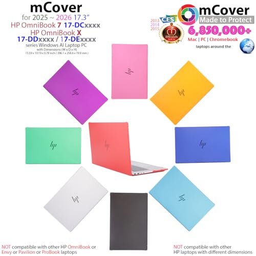 Funda mCover HP OmniBook 7 17 morada de diseño premium 3