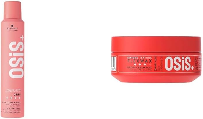 Osis+ Grip Styling Mousse & Flexwax