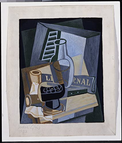 Tableau Vintage Nature Morte Juan Gris Impression Toile d'Art Haute Définition