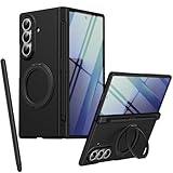 Z Fold 7 : Coque Galaxy Fold7 aux découpes précises, compatible uniquement avec le Samsung Galaxy Z Fold7. Stylet + support rotatif pliable + protection des charnières + porte-stylet S Pen + protection d'écran en verre