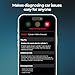 FIXD Bluetooth OBD2 Scanner for Car - Car Code Readers & Scan Tools for iPhone/Android - Wireless OBD2 Auto Diagnostic Tool - Check Engine & Fix All Vehicles 1996+ (1 Pack w/Free FIXD Premium Trial)